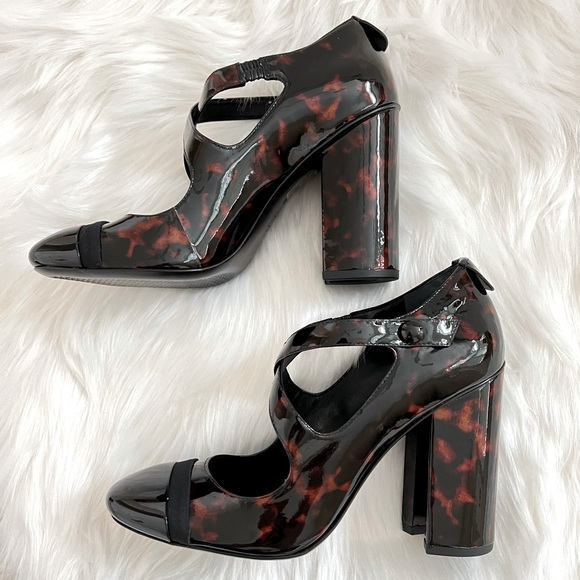NIB Tory Burch Amble Tortoise Criss Cross Pump - Picture 2 of 15